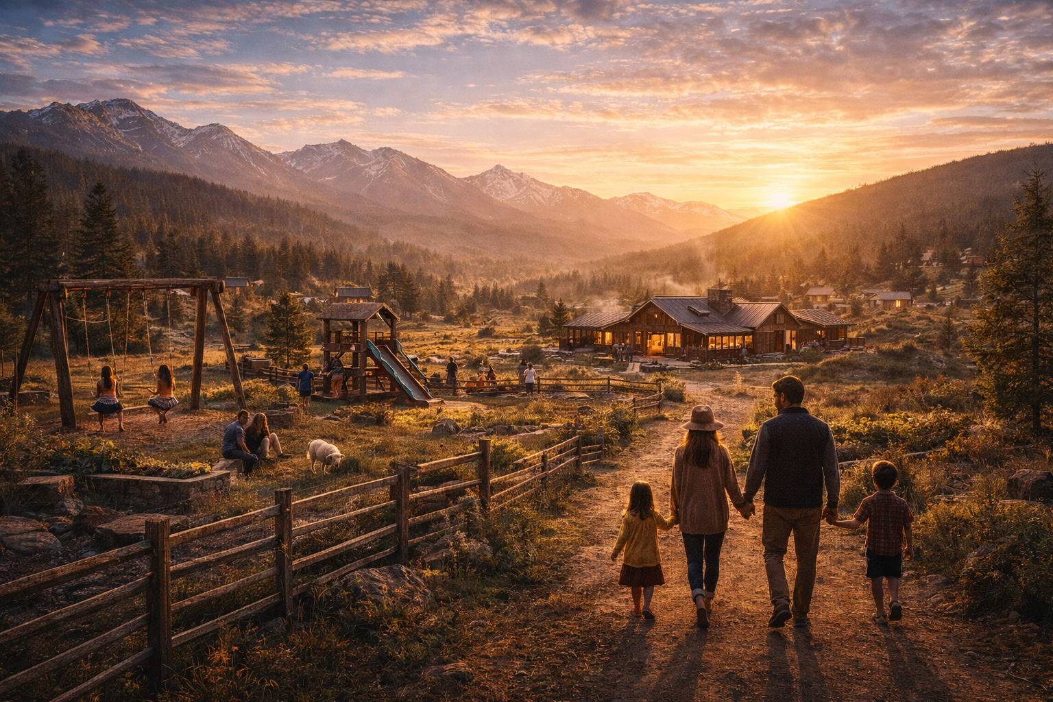 Family-centered daily life at Summit Hallow