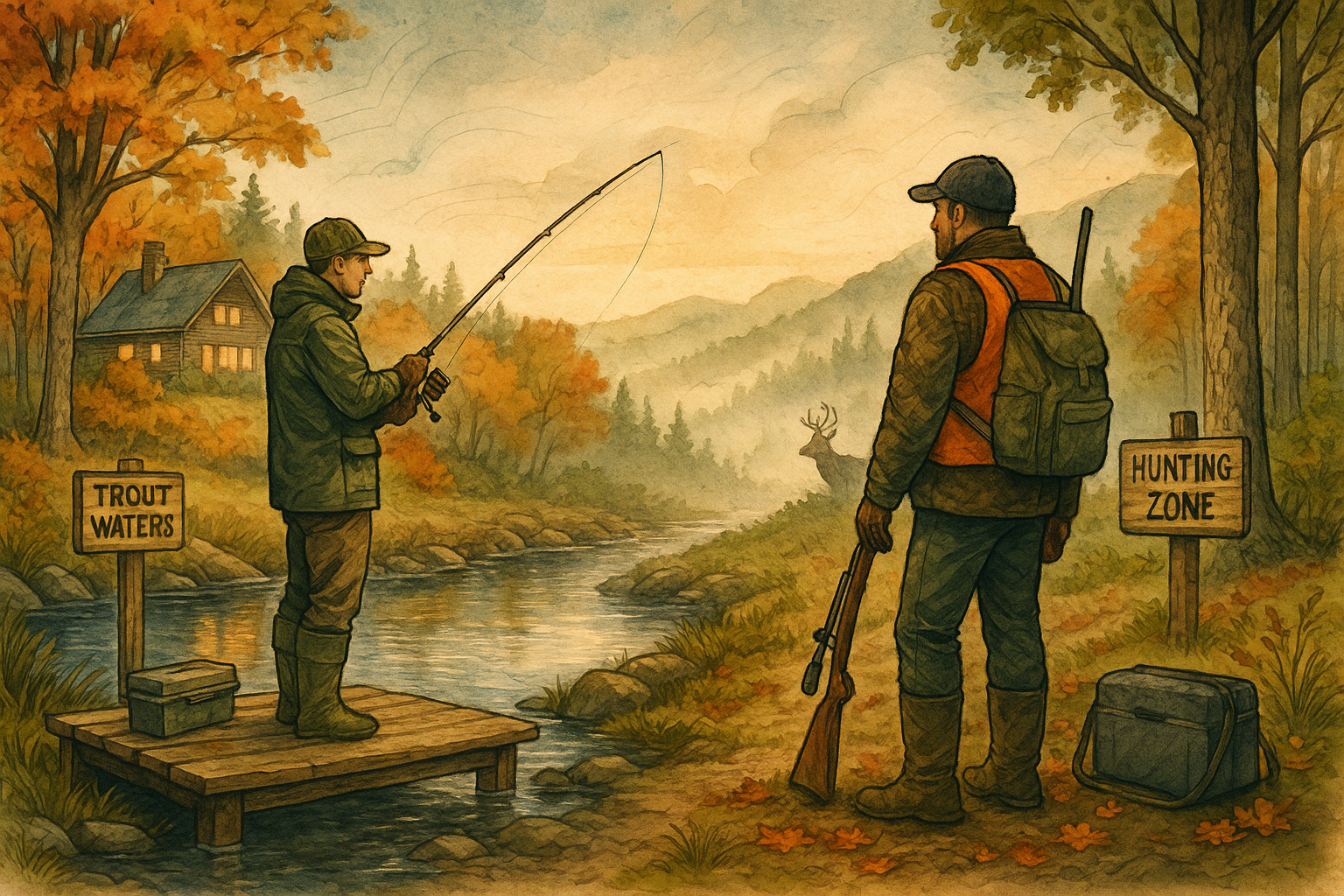 Guided hunting experience