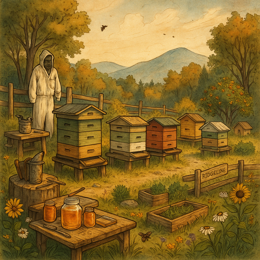 Community perennial gardens and pollinator habitat