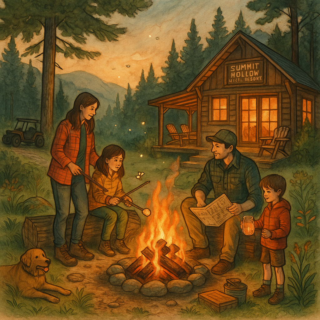 Family gathering at Summit Hallow