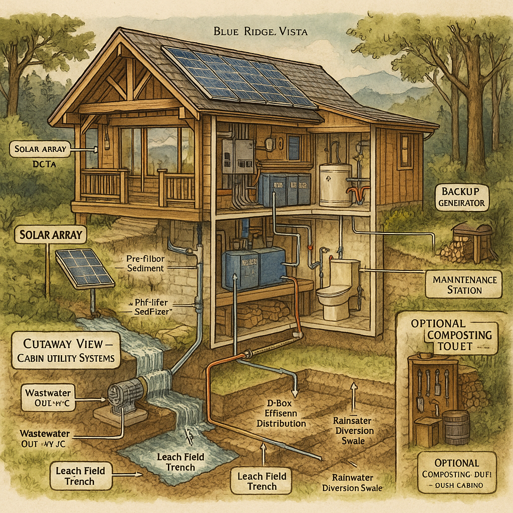 Off-grid infrastructure planning map
